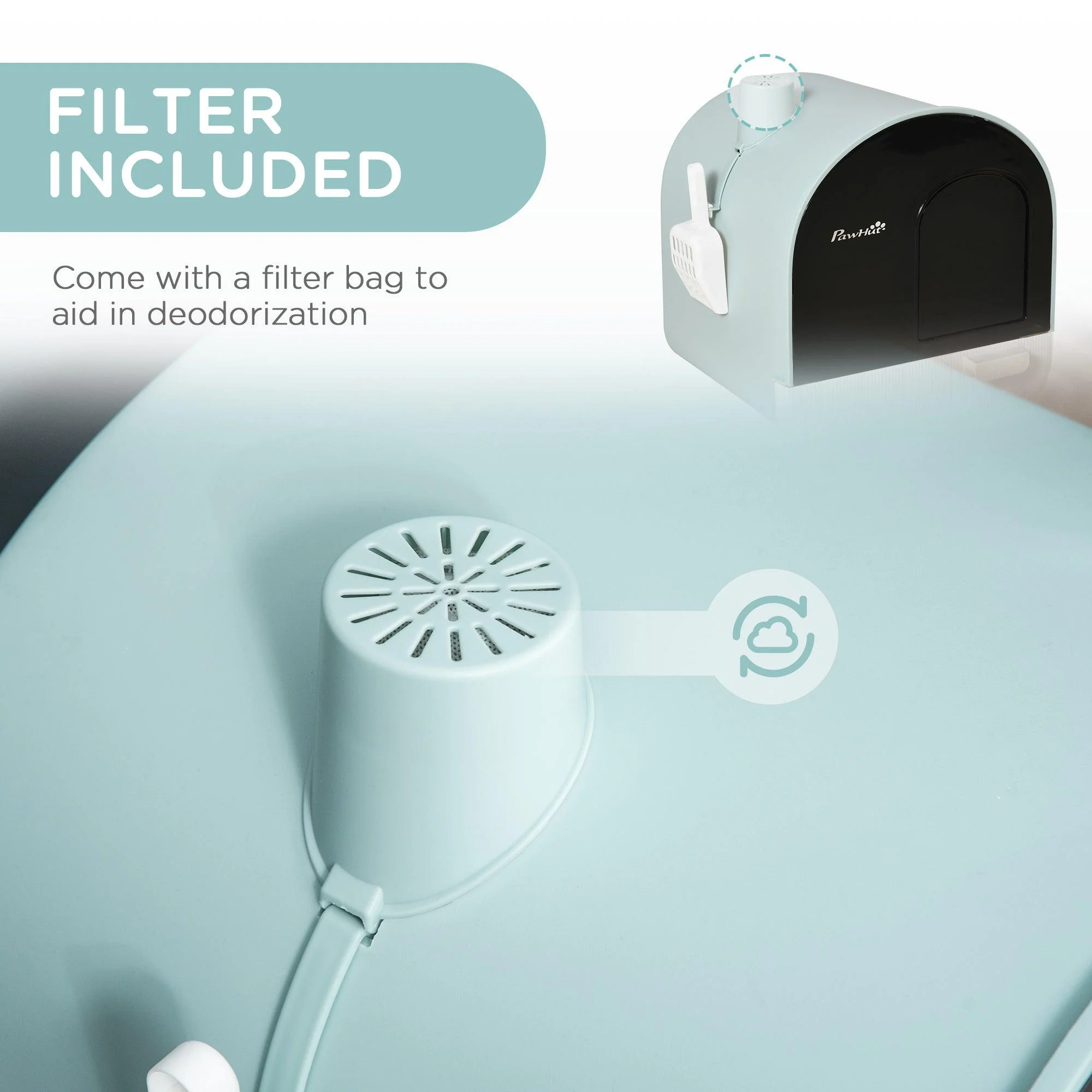 Cat Litter Box With Lid - Image 8