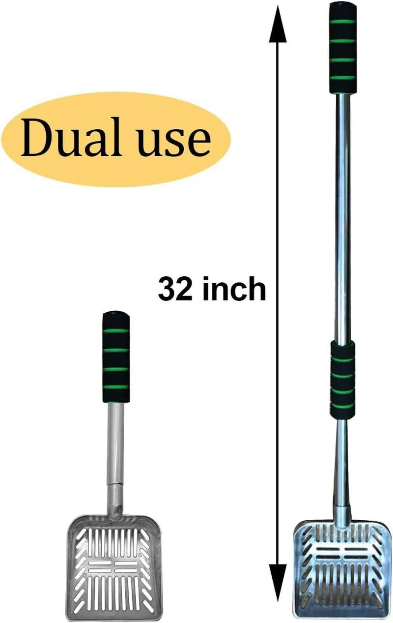 Cat Litter Scooper Metal Cat Litter Scoop Long Handle - Image 2