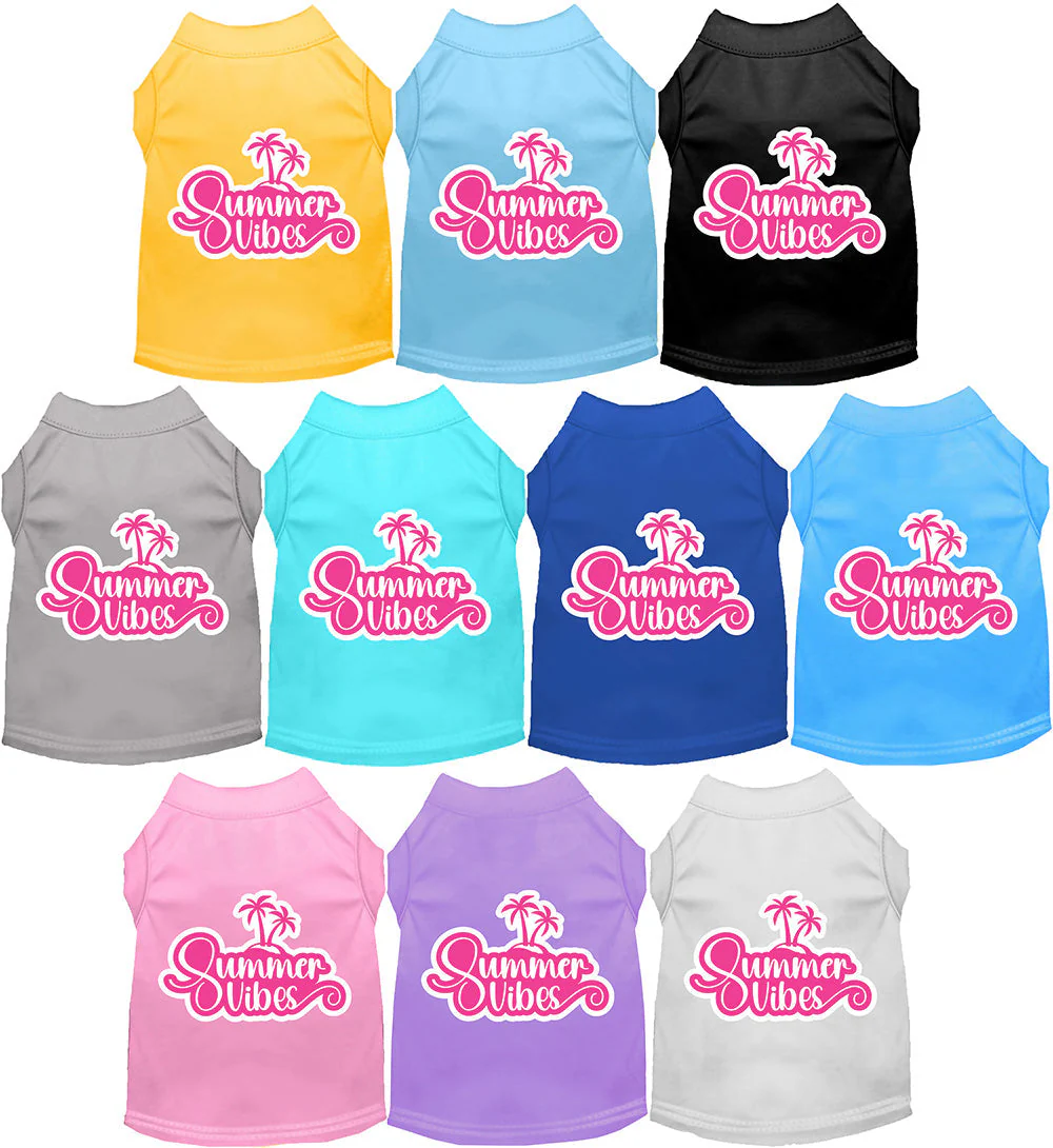 Cat or Dog Shirt for Pets "Hot Pink Summer Vibes"
