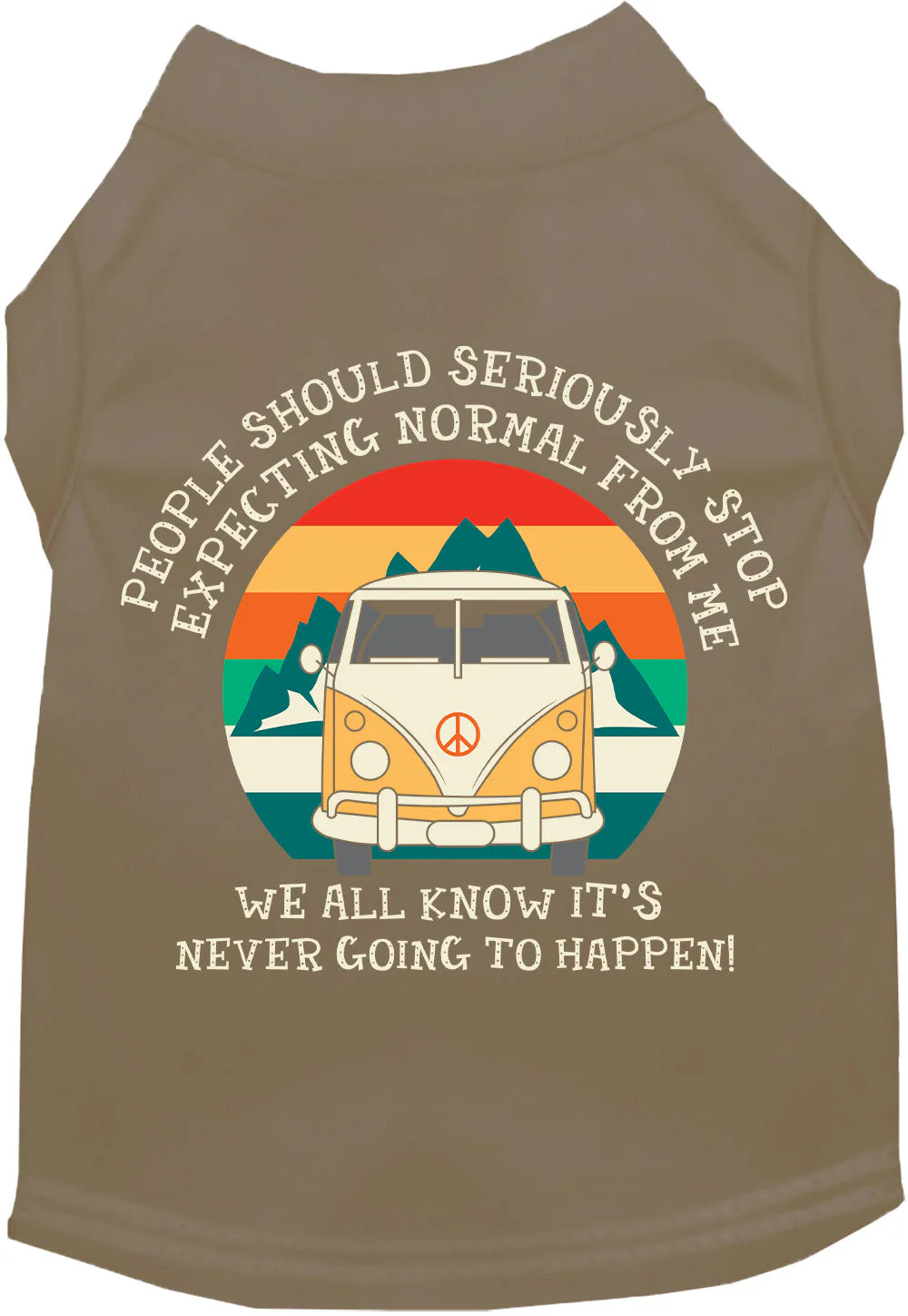 Cat or Dog Shirt for Pets "Stop Expecting Normal Vanlife" - Image 3