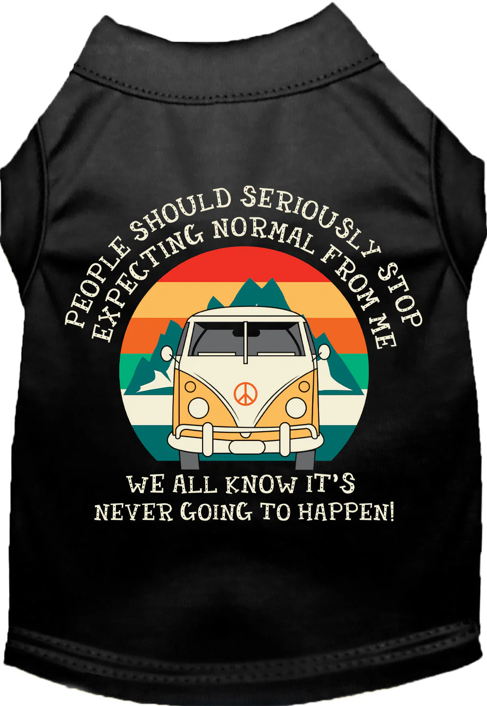 Cat or Dog Shirt for Pets "Stop Expecting Normal Vanlife" - Image 4