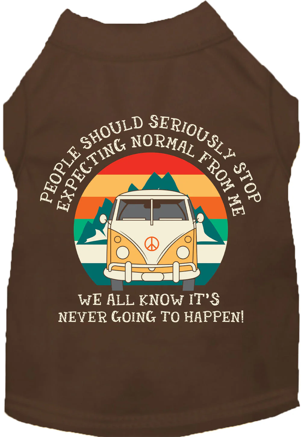 Cat or Dog Shirt for Pets "Stop Expecting Normal Vanlife" - Image 7
