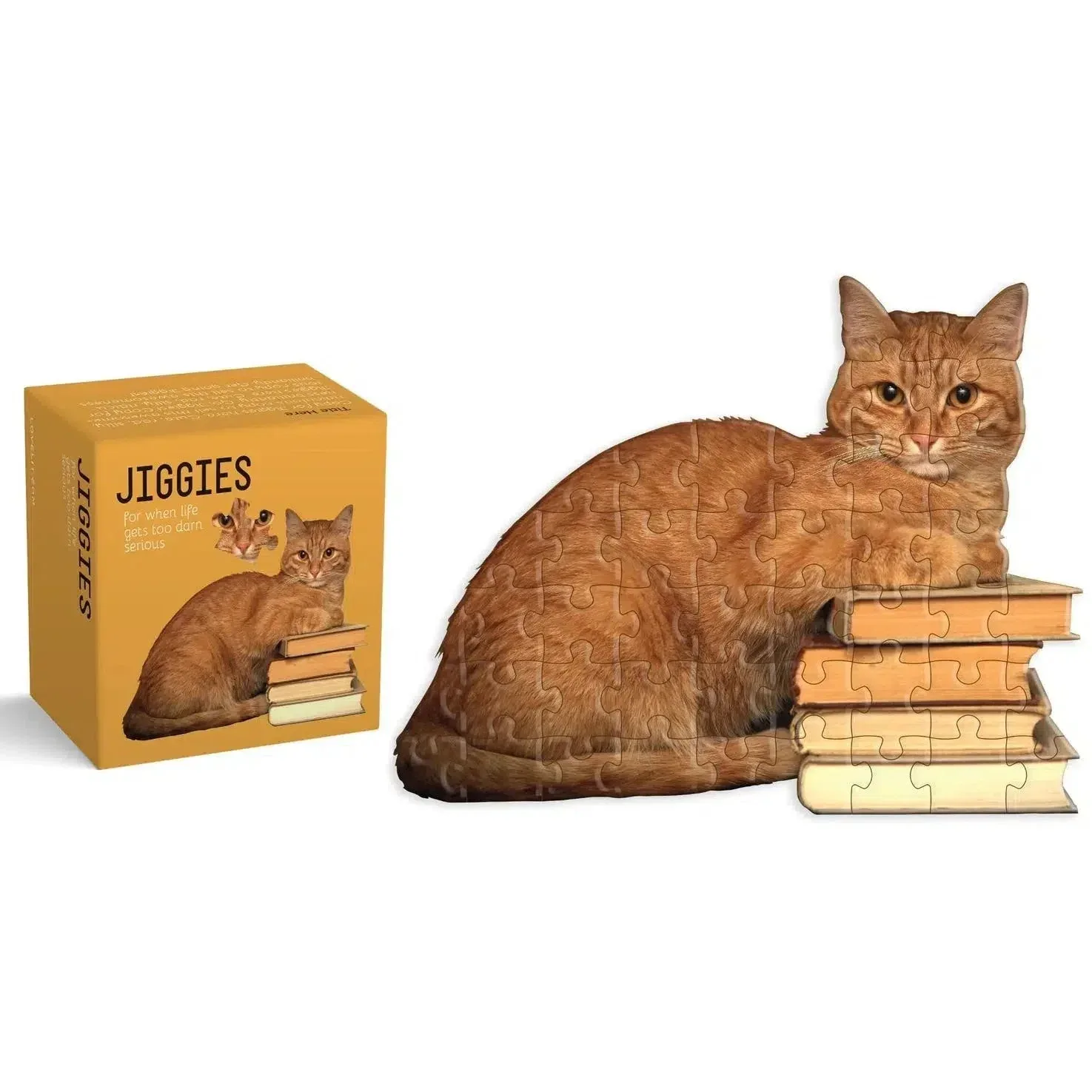Cat Reader 81 Piece Mini Jigsaw Puzzle Gibbs Smith - Image 2