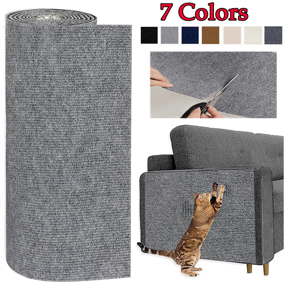 Cat Scratcher Sofa Protector – 7-Color DIY Self-Adhesive Mat Pad - Image 3