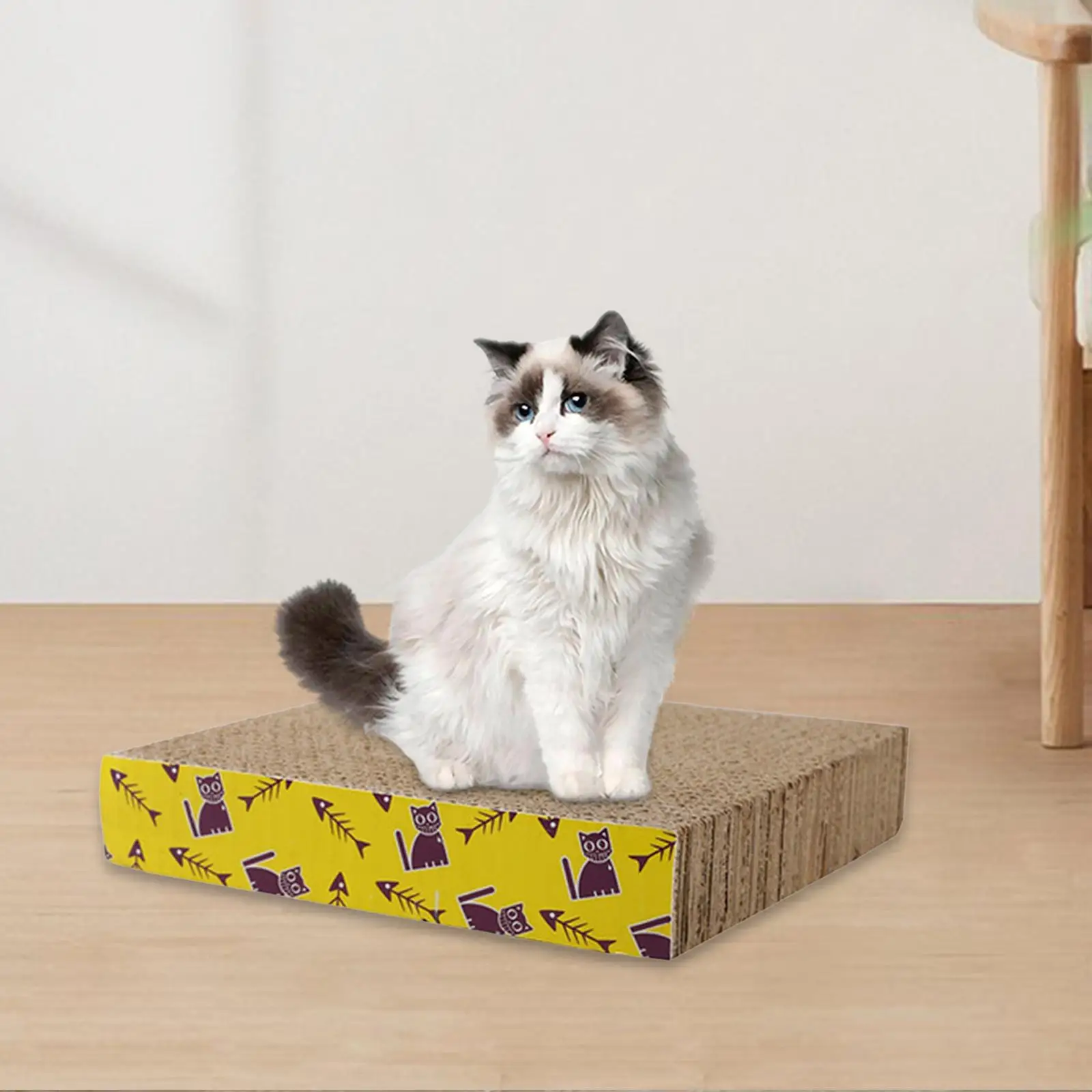 Cat Scratching Board Bed – Cardboard Scratch Pad & Nest for Cats - Image 19