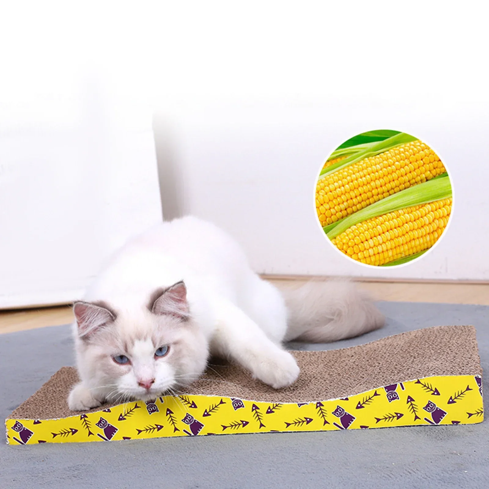 Cat Scratching Board Bed – Cardboard Scratch Pad & Nest for Cats - Image 6