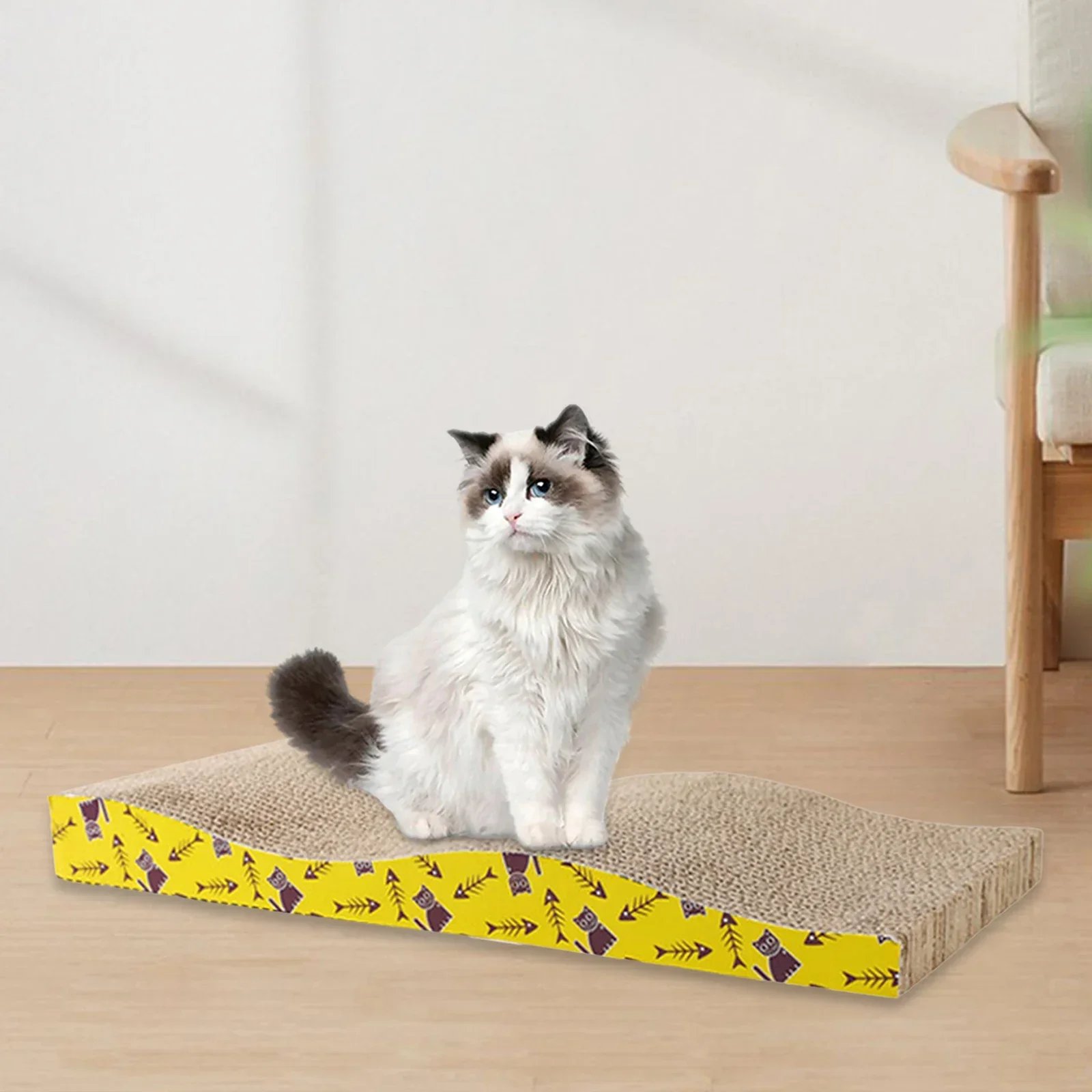 Cat Scratching Board Bed – Cardboard Scratch Pad & Nest for Cats - Image 7