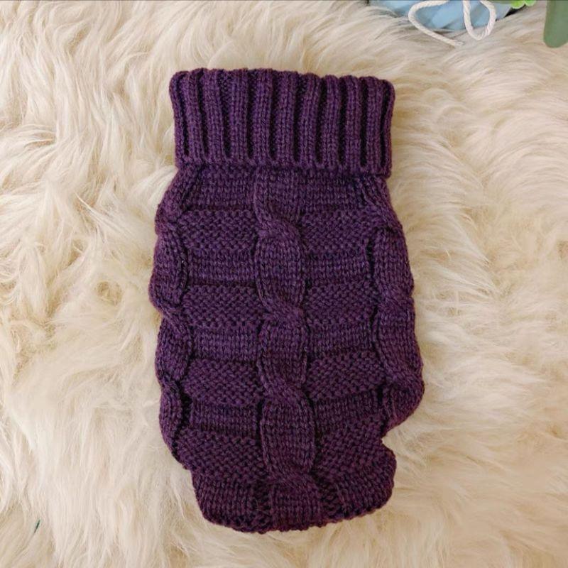 Cat Soft Warm Turtleneck Knitted Sweater - Image 3