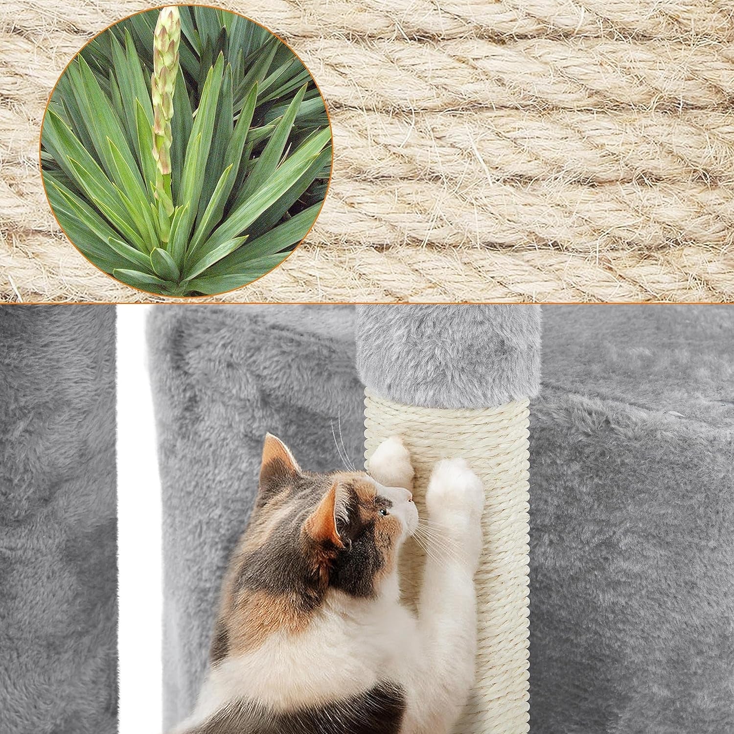 Cat Tower Plush Cover with Condo - Image 7