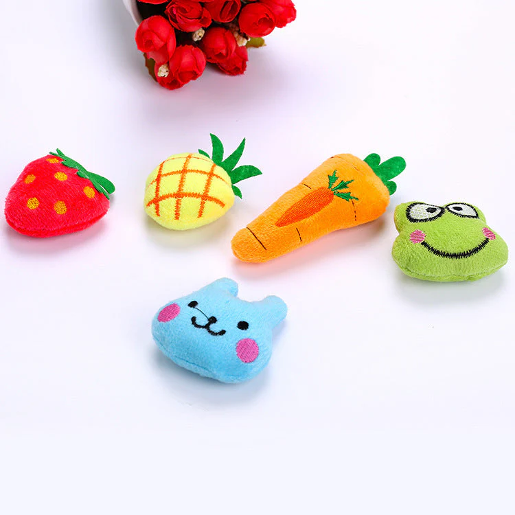 Cat toy cat mint fruit animal plush toy - Image 2