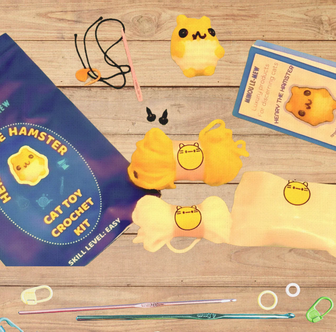 Cat Toy Crochet Kit | Handcrafted Cat Toy Making for the Crafty - Image 2