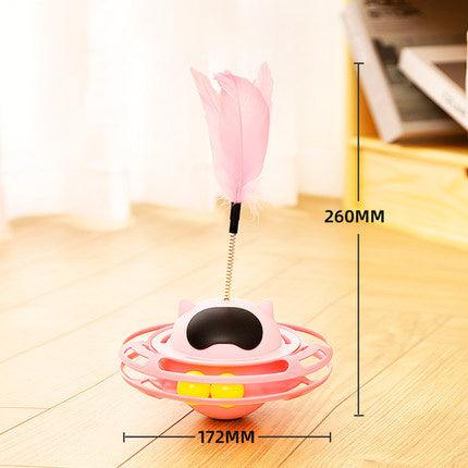 Cat Tumbler Feather Stick Toy - Image 2
