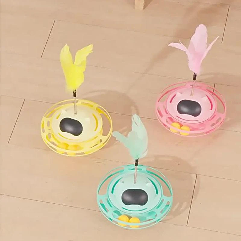 Cat Tumbler Feather Stick Toy - Image 5