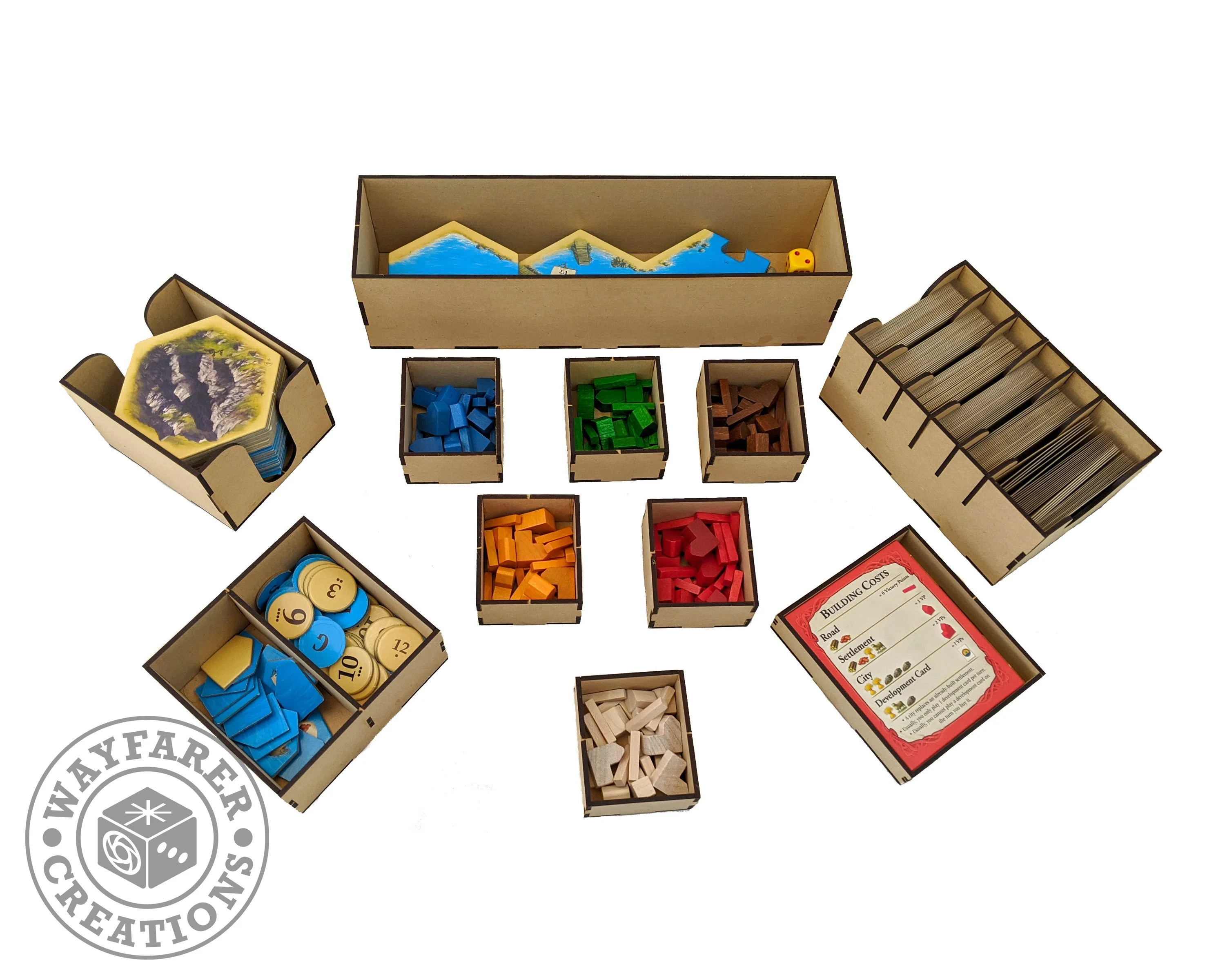 Catan Board Game Organizer Insert - Image 2