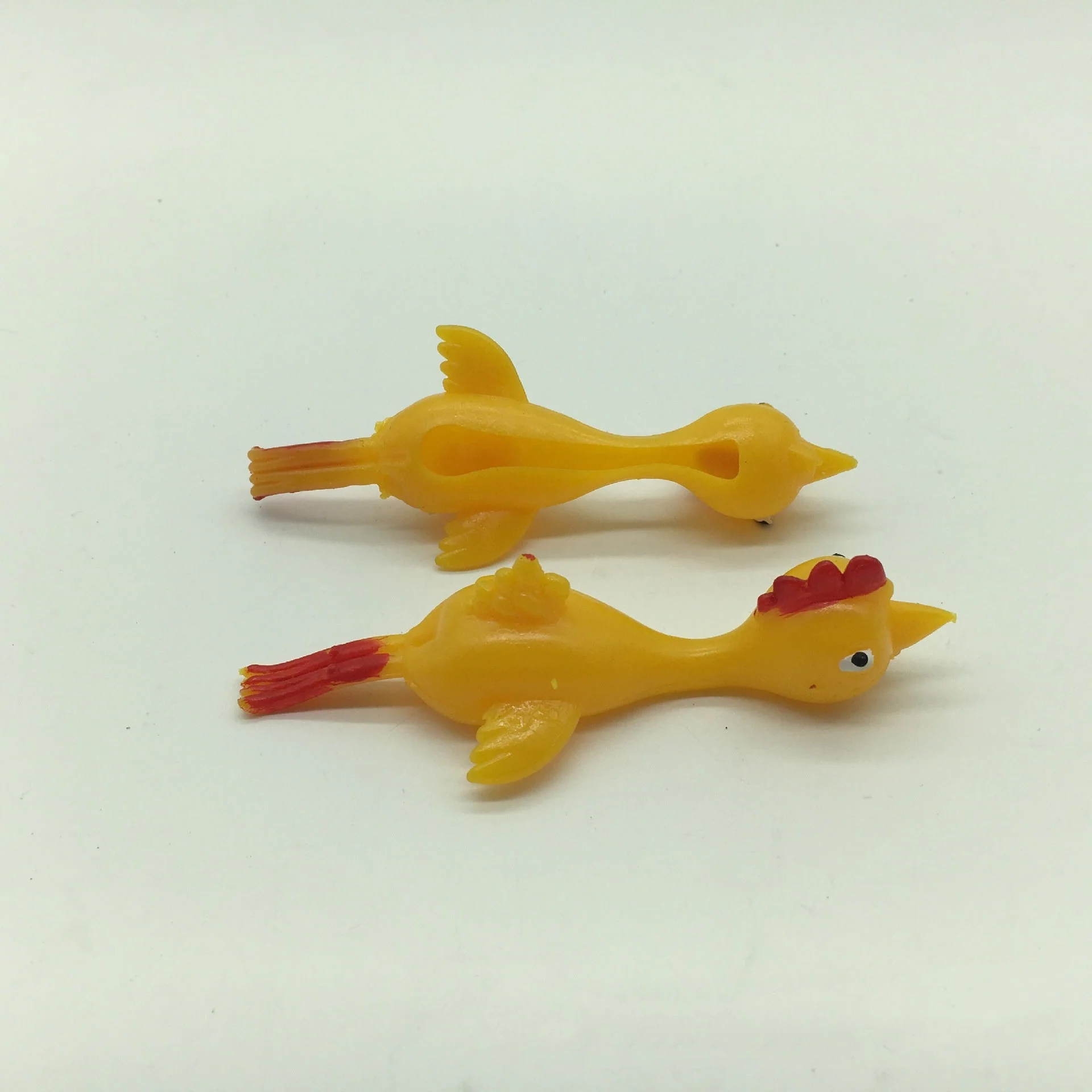 Catapult Launch Rubber Catapulted Chicken Toys Light Finger Prank Stretchy Flying Ejection Toy Slingshot Turkey Sticky - Image 7