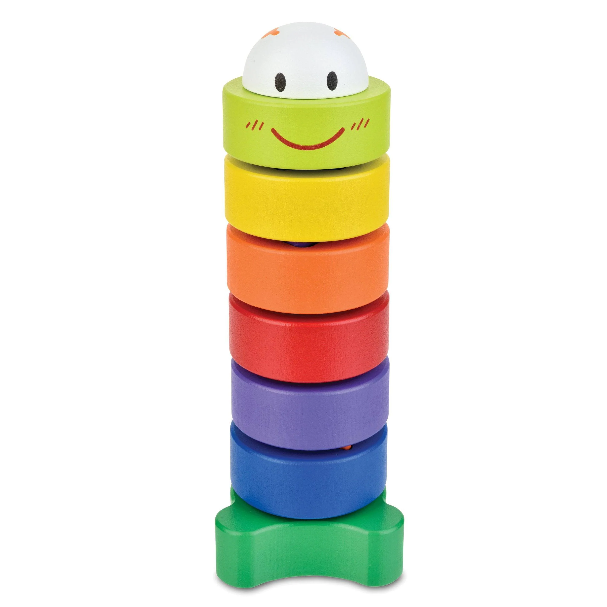 CATERPILLAR SORT AND STACK Montessori Wooden Stacker & Shape Sorter Toy - Image 3