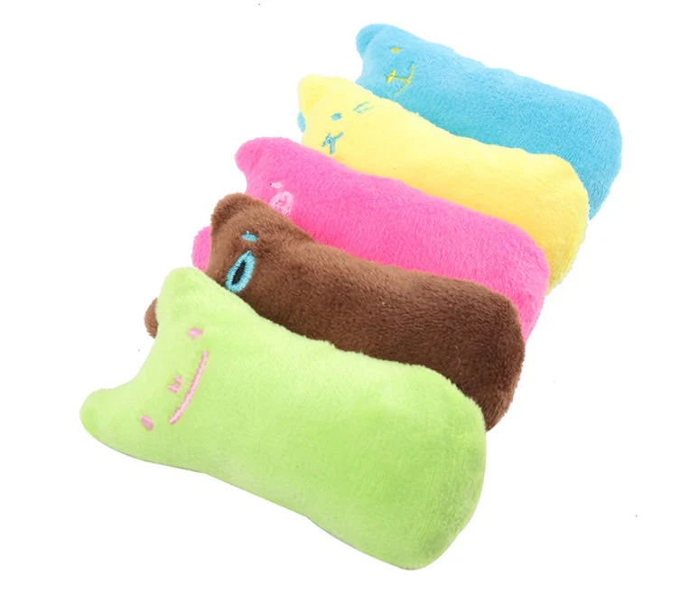 Catnip Cat Toys Pillow Interactive Cat Toy Catnip Pet Supplies Pillow Thumb Plush Teeth Grinding Bite Mint Cat Accessories - Image 8
