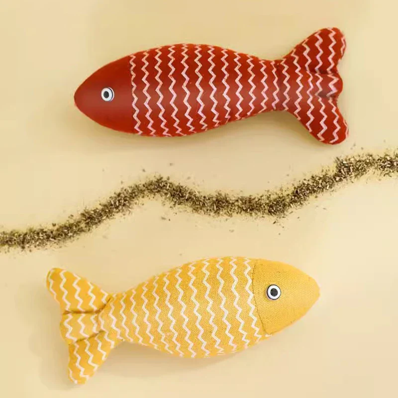 Catnip Fish Toy – Interactive Plush Simulation Fish for Cats & Kittens - Image 4