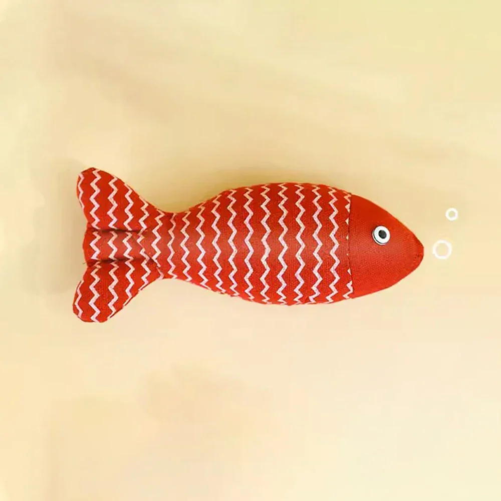 Catnip Fish Toy – Interactive Plush Simulation Fish for Cats & Kittens - Image 9