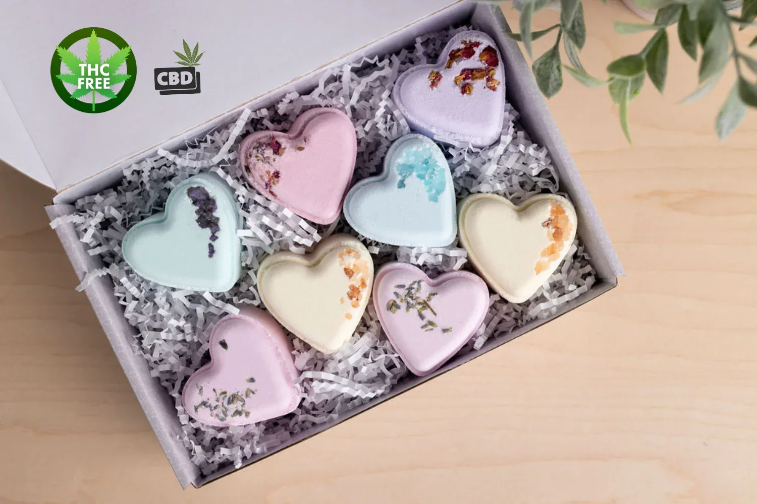 CBD - 8 Bath bombs set -  perfect for a relaxing Mother's day bath - Image 3