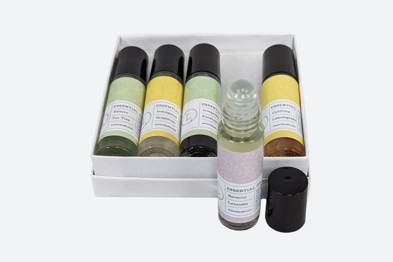 CBD Essential Oils Roll-On set with Crystals and CBD (THC free) - Image 4
