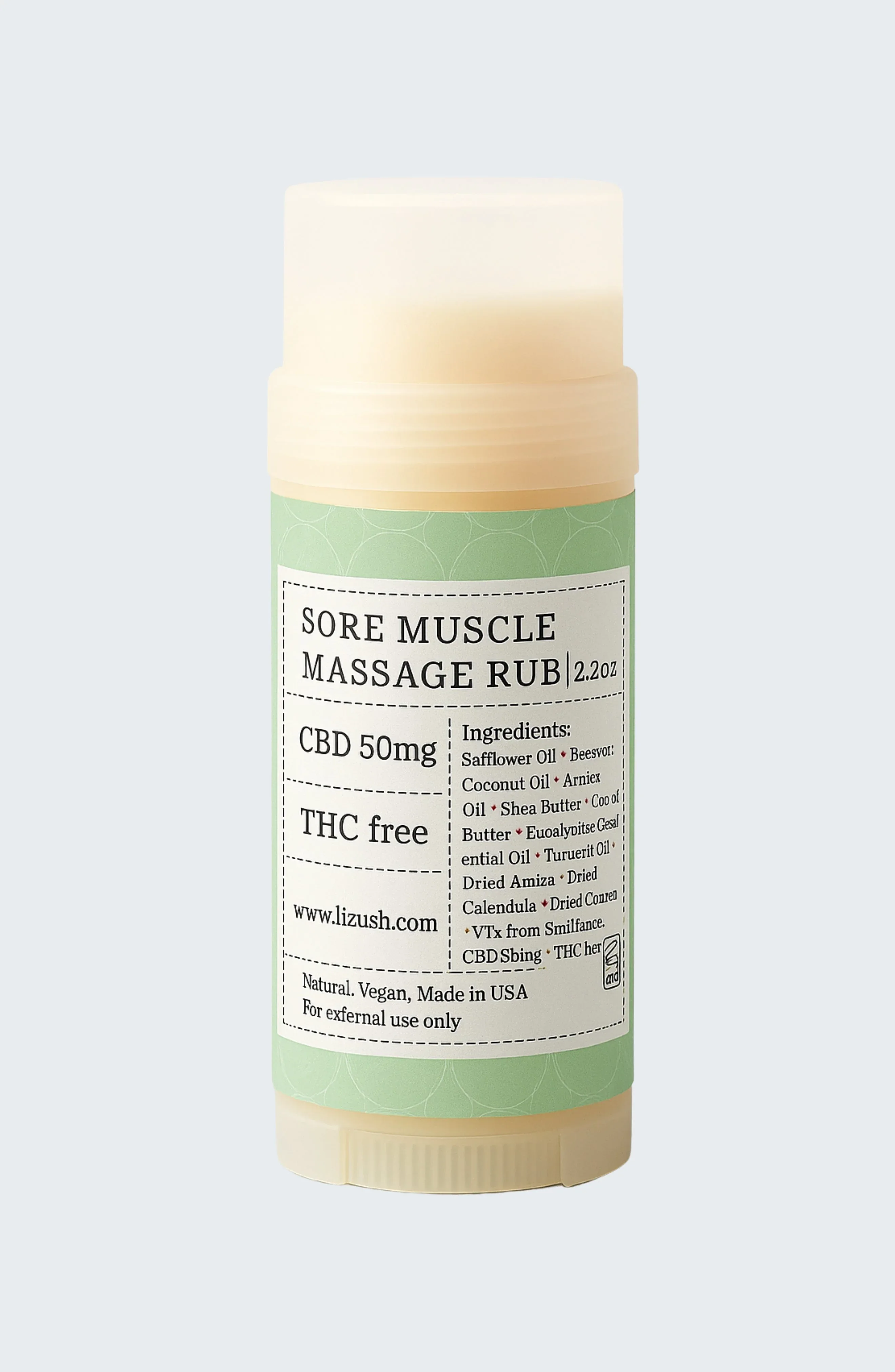CBD - Muscle Rescue Balm - Stocking Stuffer for men, dad, athlete, runner Gift for men, Arnica Muscle mend sports idea, yoga, soccer, holiday gift (THC free) - Image 2
