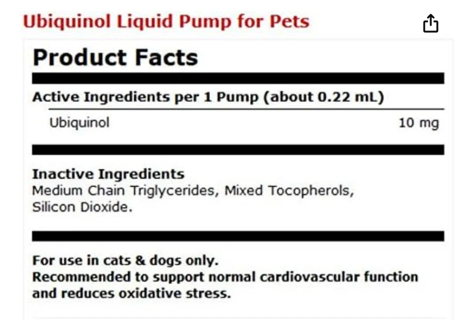 CELLULAR HEALTH /  Ubiquinol For Pets - Image 3