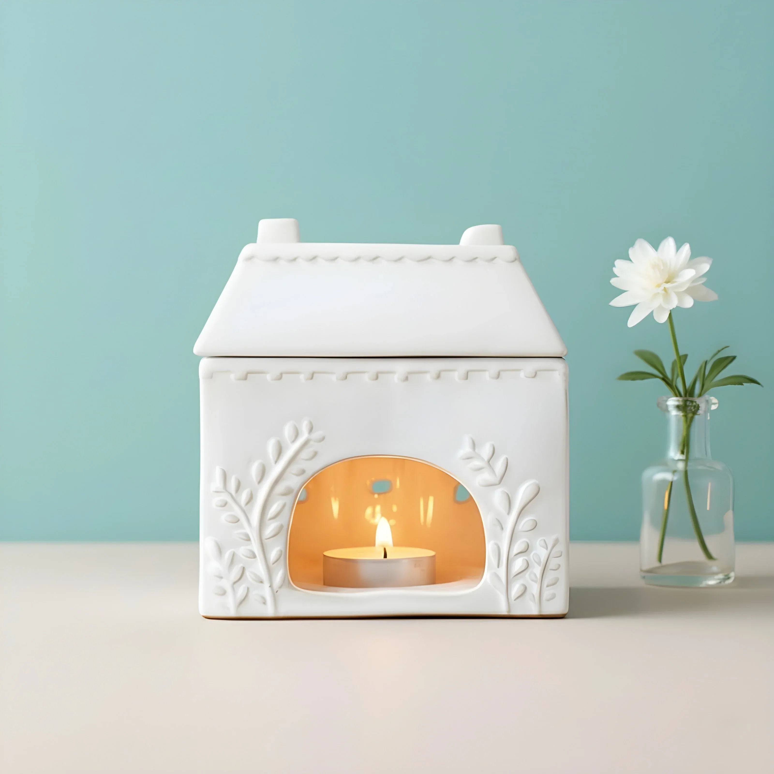 Ceramic House Wax Melt Warmer - Image 2