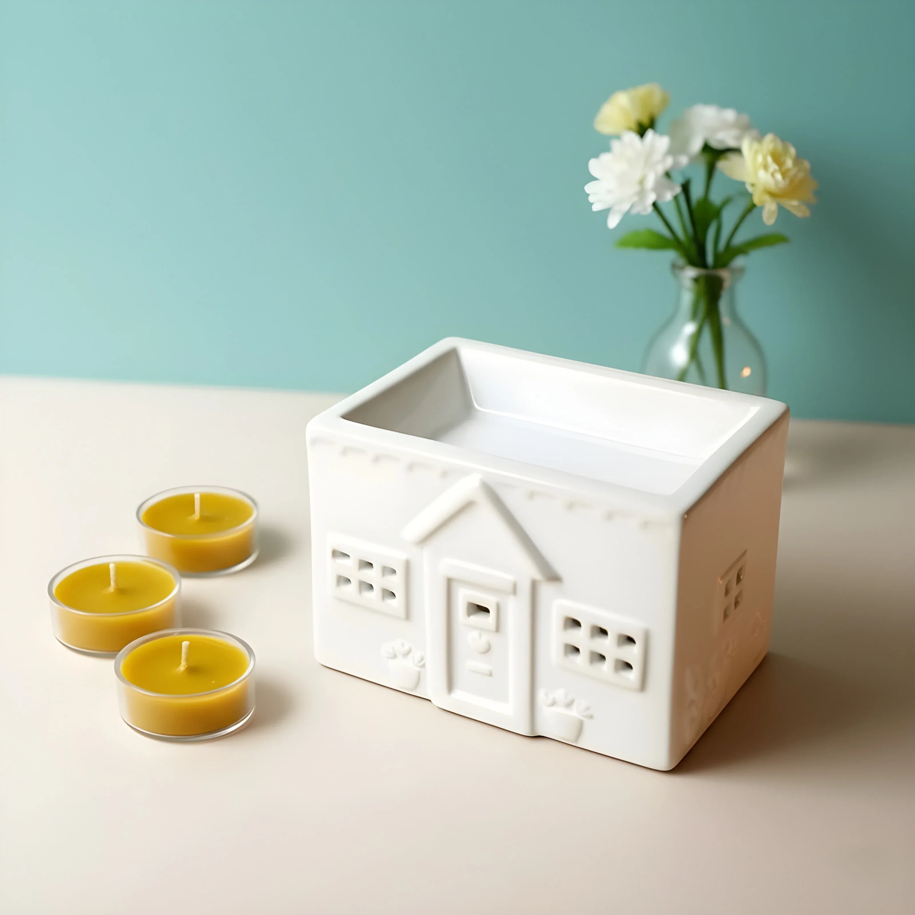 Ceramic House Wax Melt Warmer - Image 3