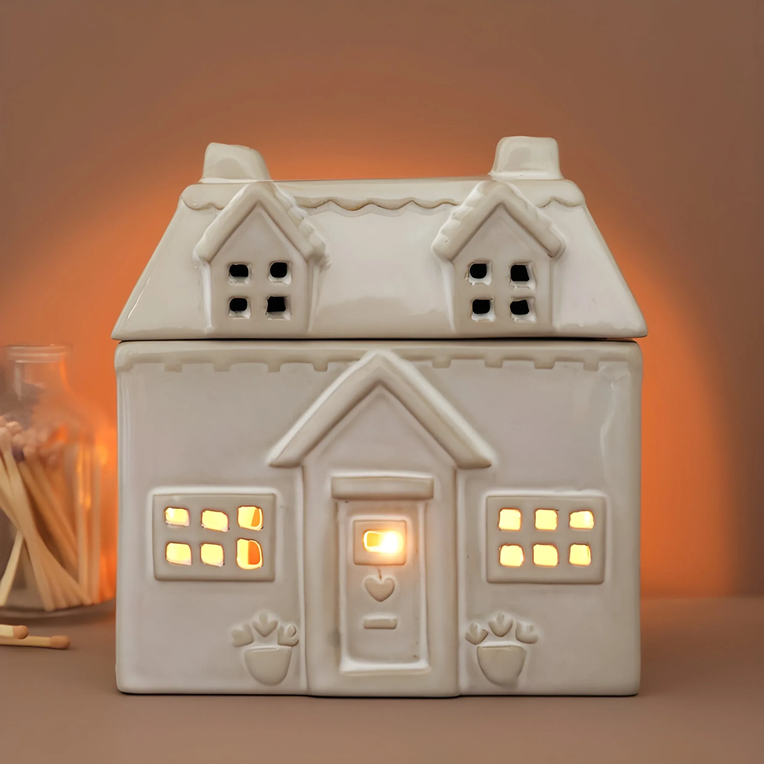 Ceramic House Wax Melt Warmer - Image 6