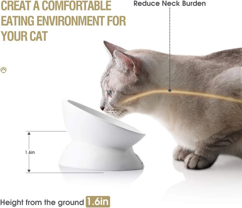 Ceramic Raised Cat Bowls - Image 3