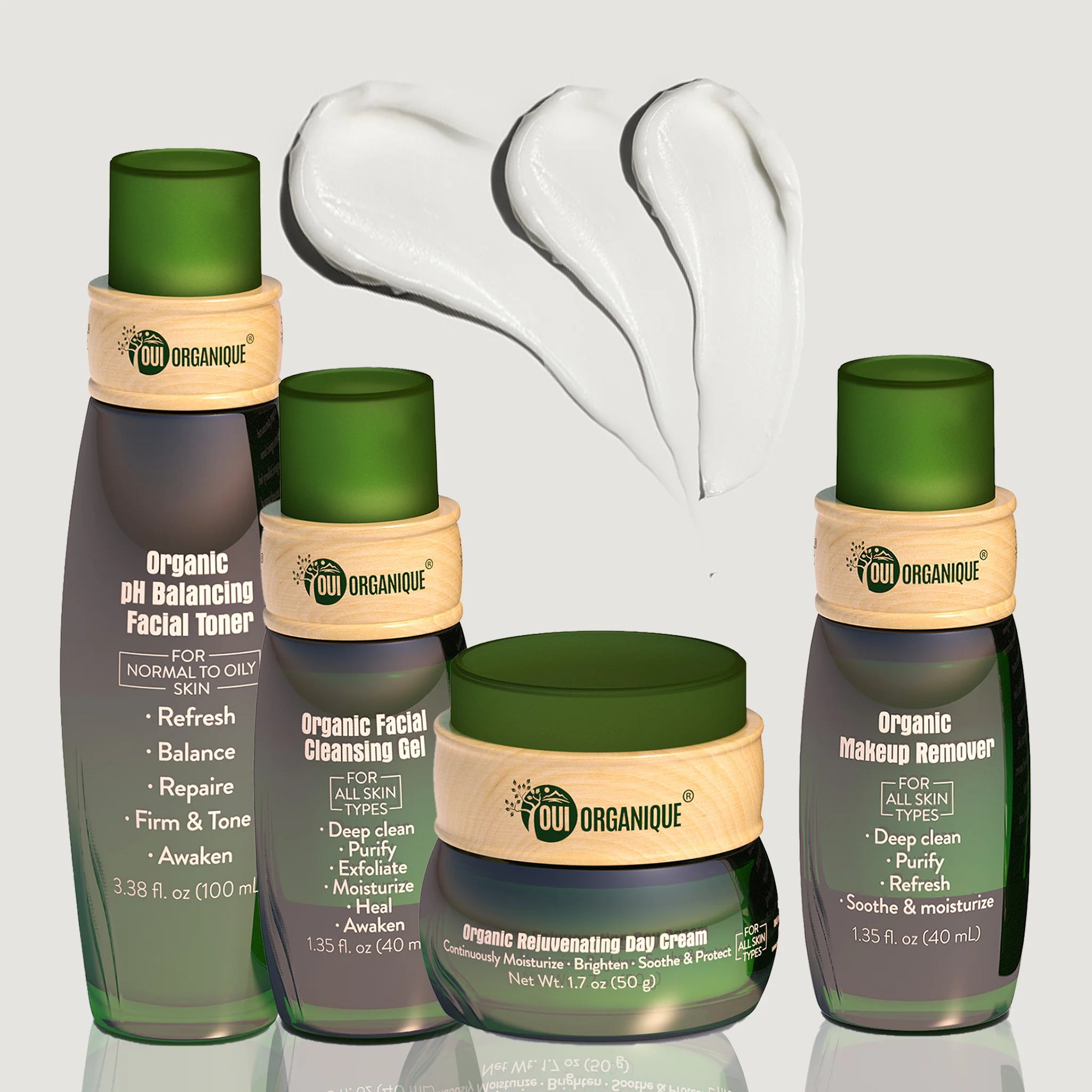 Certified Organic Nourishing Skincare Set -Deep Hydration, Detoxify antiaging Natural sunscreen - Image 2