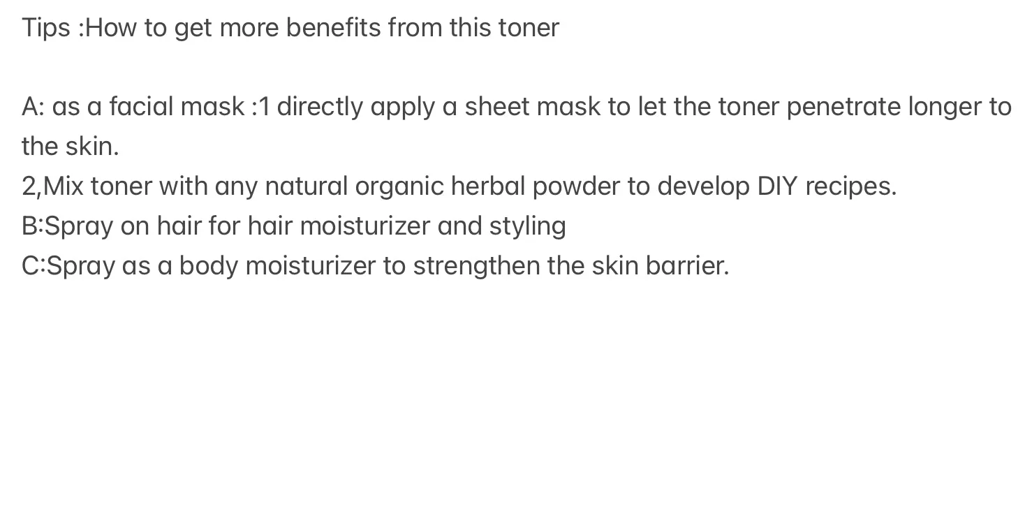 Certified Organic pH Balancing Facial Toner for Normal to Oily /sensitive Skin/Acne Skin Barrier builder - Image 11