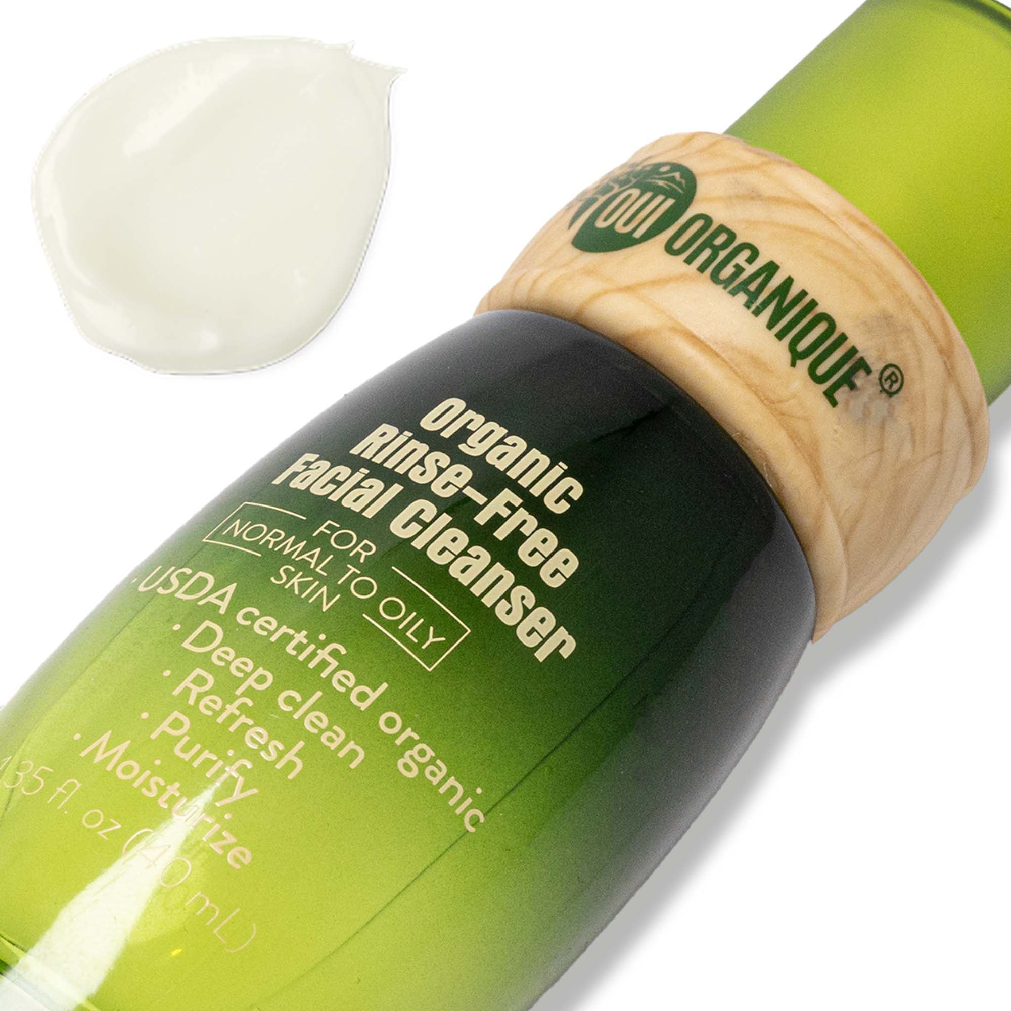 Certified Organic Rinse Free Facial Cleanser|Aloe vera All -in-1 Skin freshener All skin Types even Sensitive/Baby's wipe - Image 5