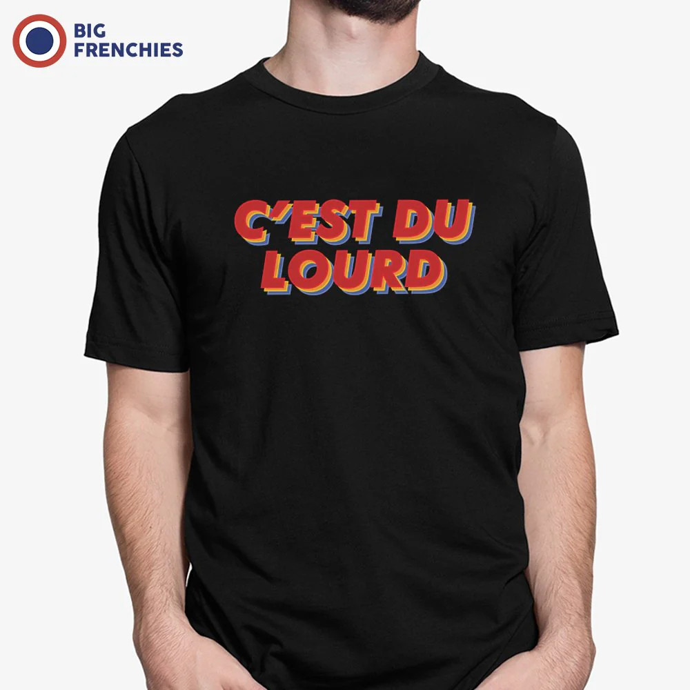 C'est Du Lourd Men's Organic Cotton Tee - Image 3
