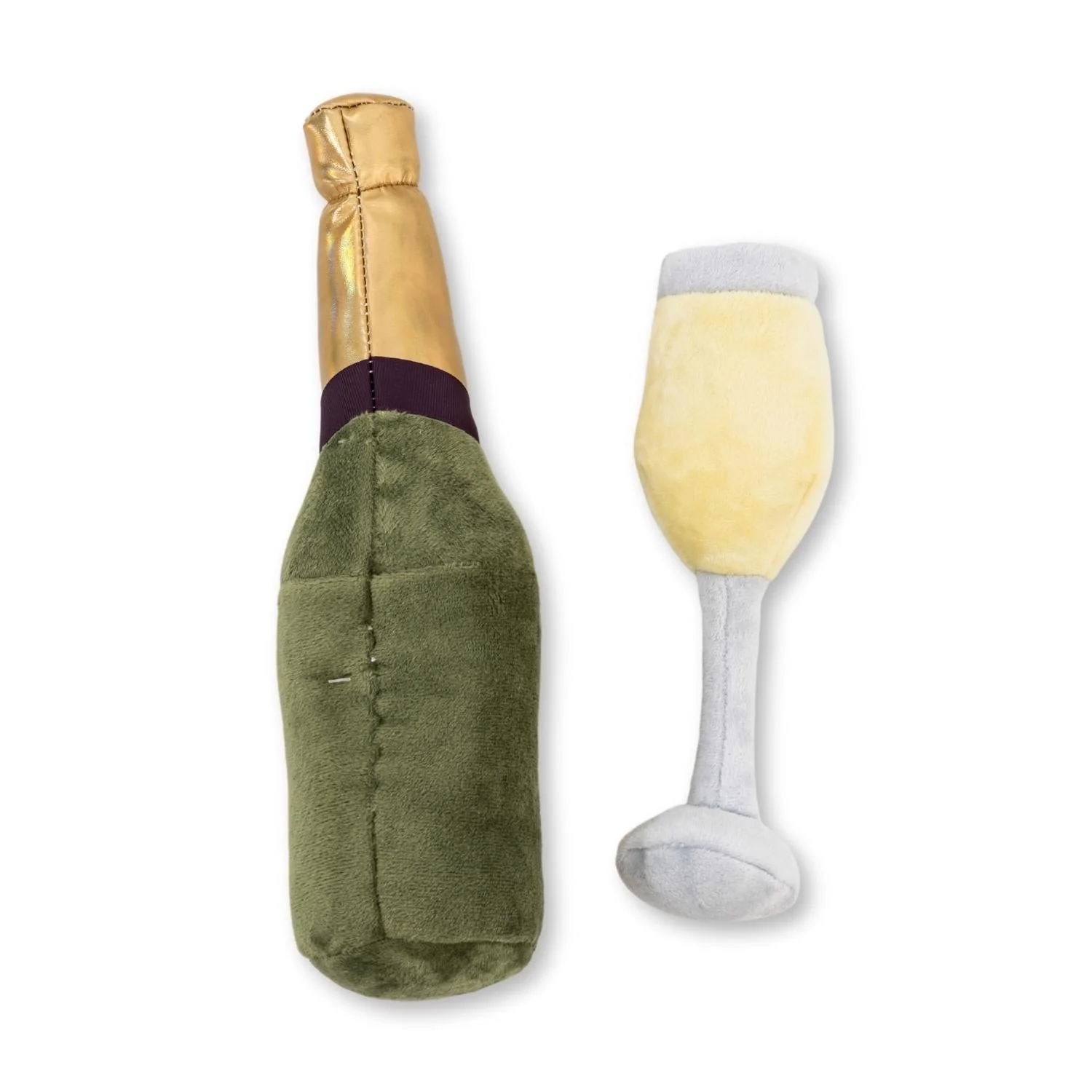 Champawgne-Cheers Plush Dog Toy Gift Set – with Squeaker & Crinkle Paper - Image 4