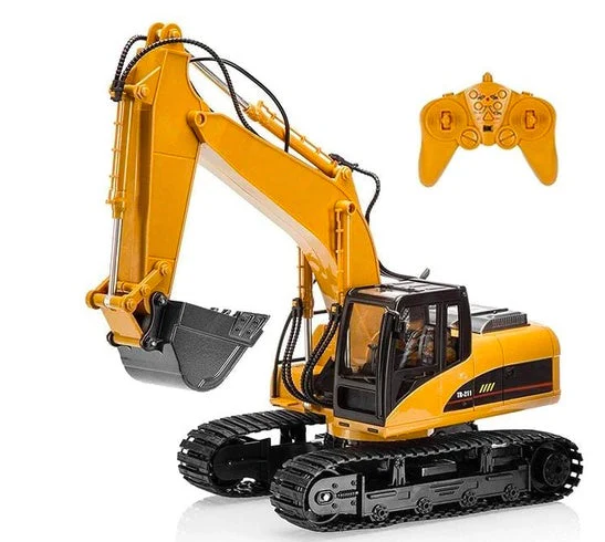 Channel remote control excavator alloy version 2.4G wireless remote control vehicle engineering vehicle excavator children's toys - Image 6