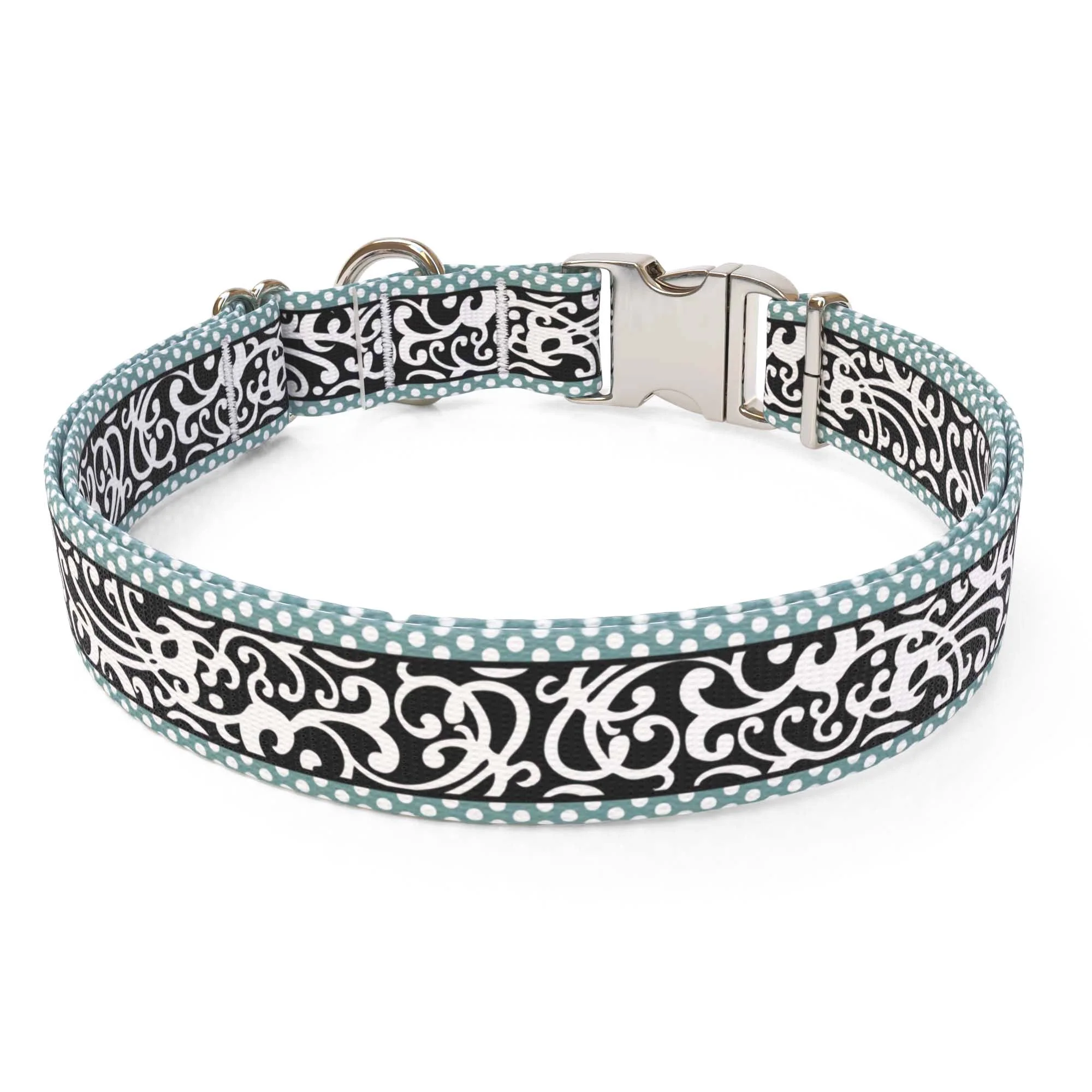 Chantilly Teal Dog Collar - Image 2