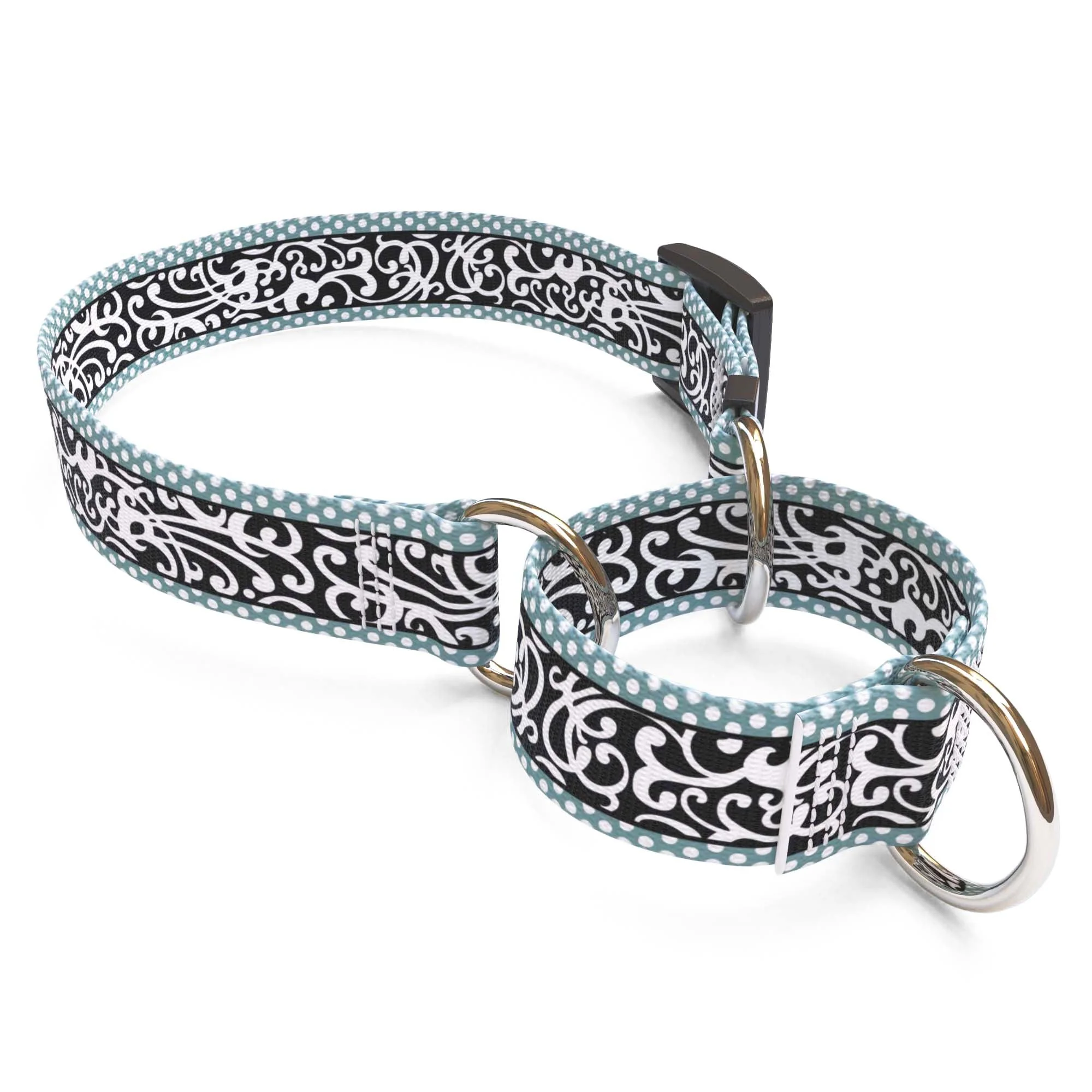 Chantilly Teal Dog Collar - Image 3