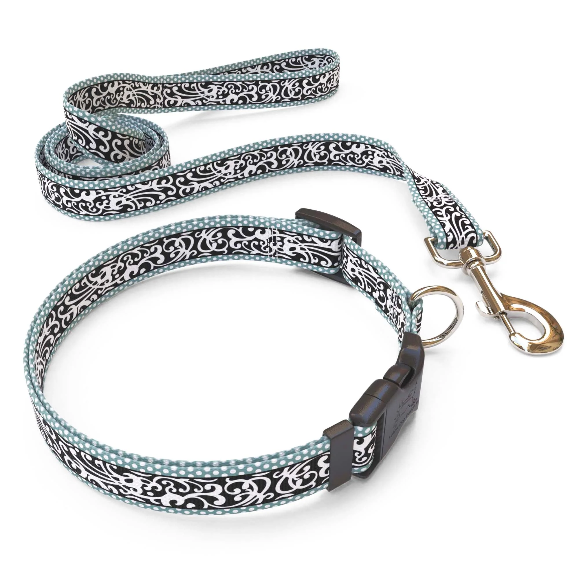 Chantilly Teal Dog Collar - Image 4