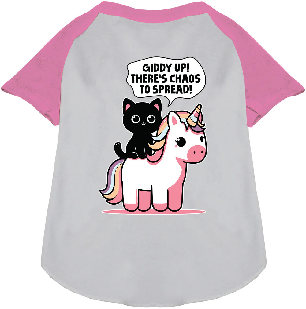 Chaos to Spread Pet Raglan Shirt - Image 5