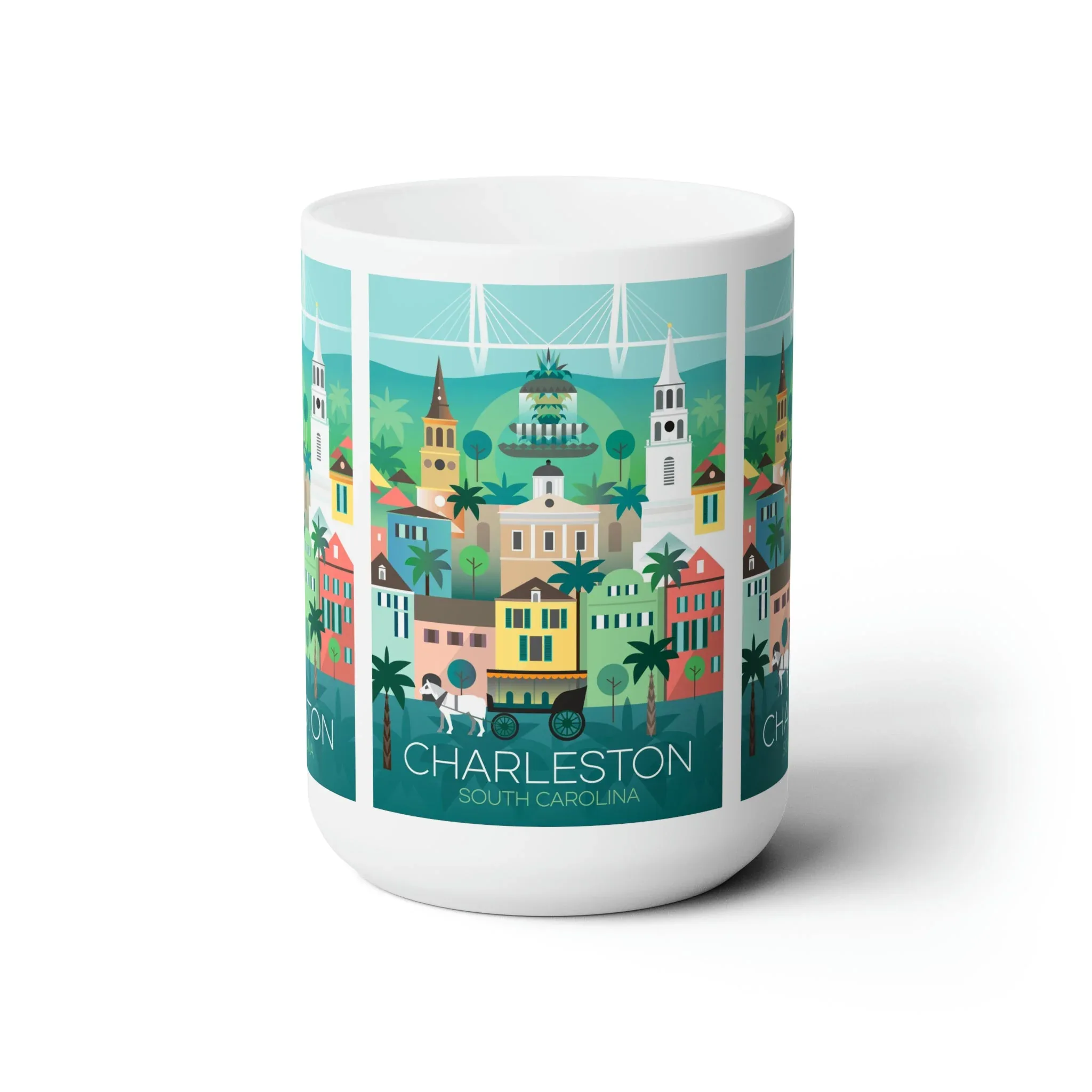 Charleston Ceramic Mug 11oz or 15oz - Image 2