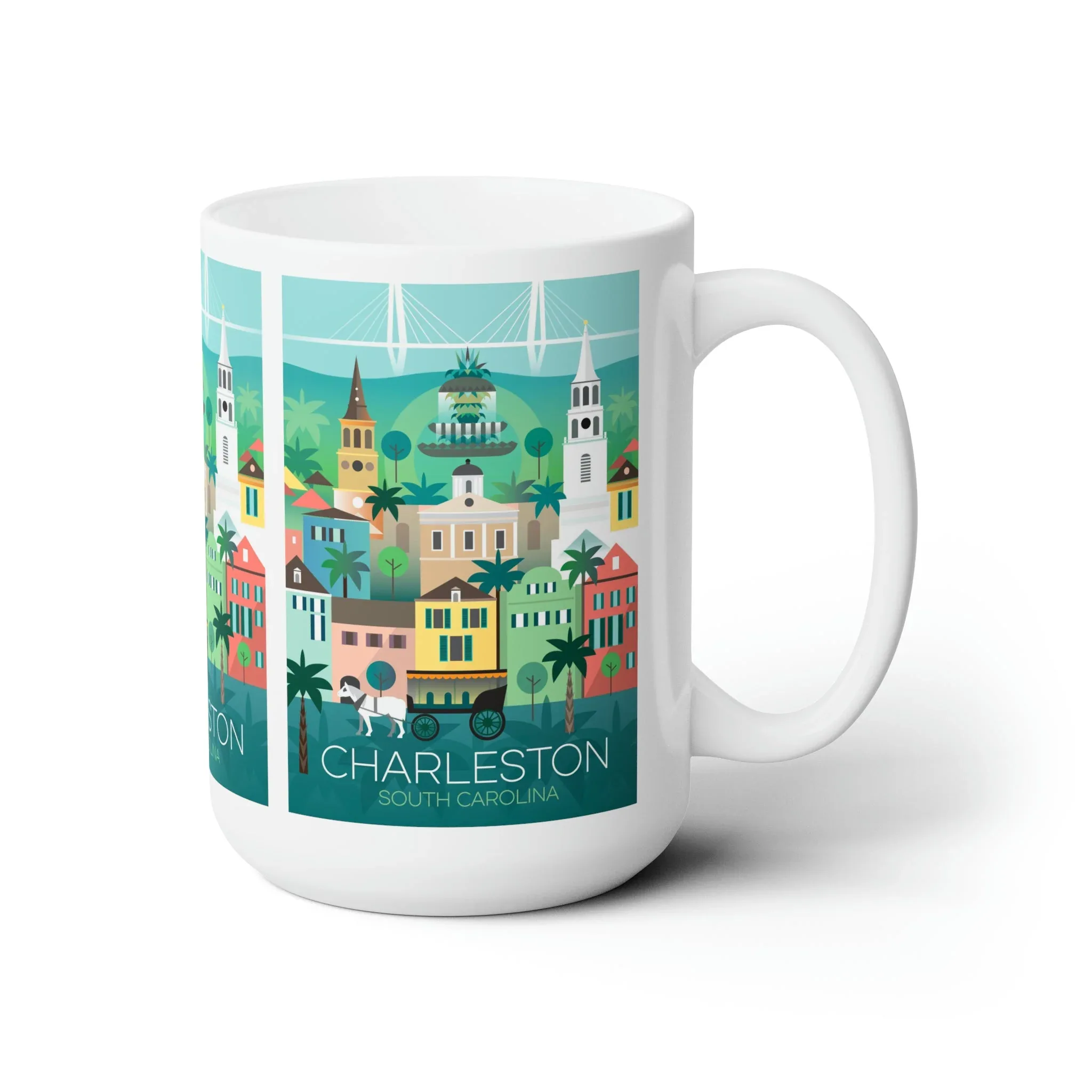Charleston Ceramic Mug 11oz or 15oz - Image 3