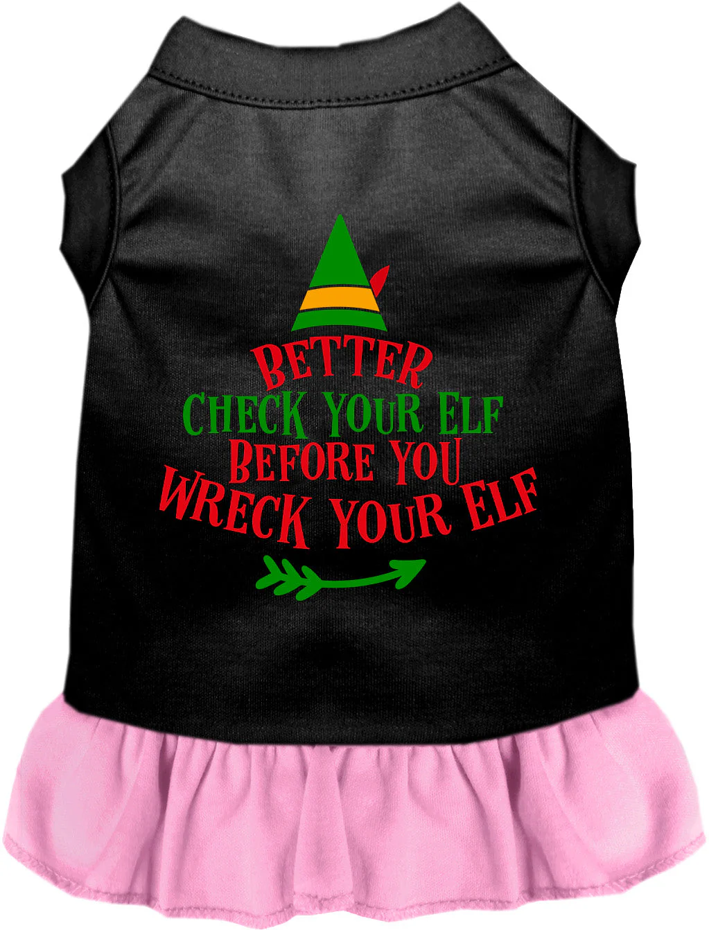 Check Your Elf Christmas Pet Dress - Image 5