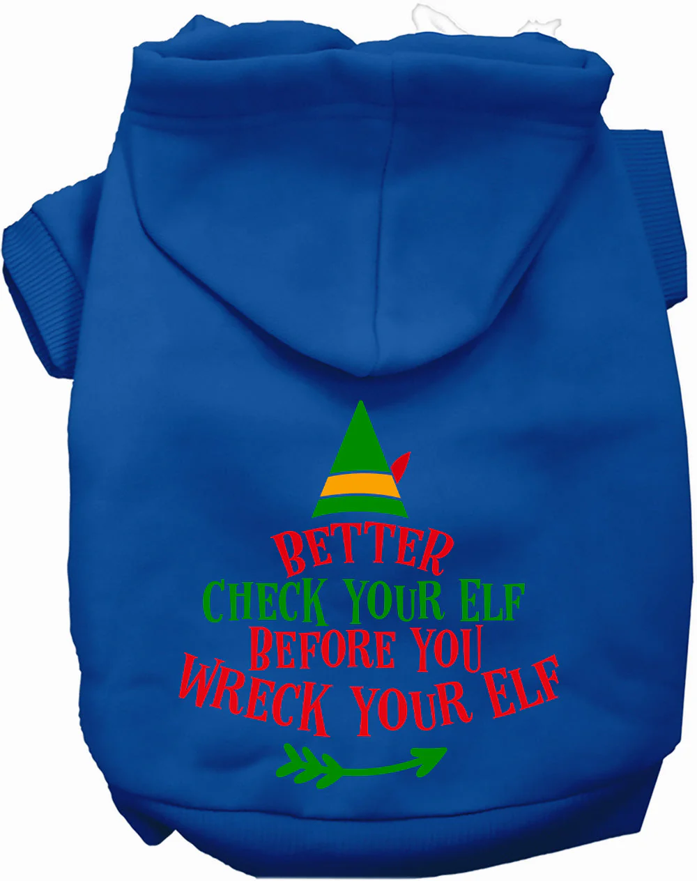 Check Your Elf Christmas Pet Hoodie - Image 3