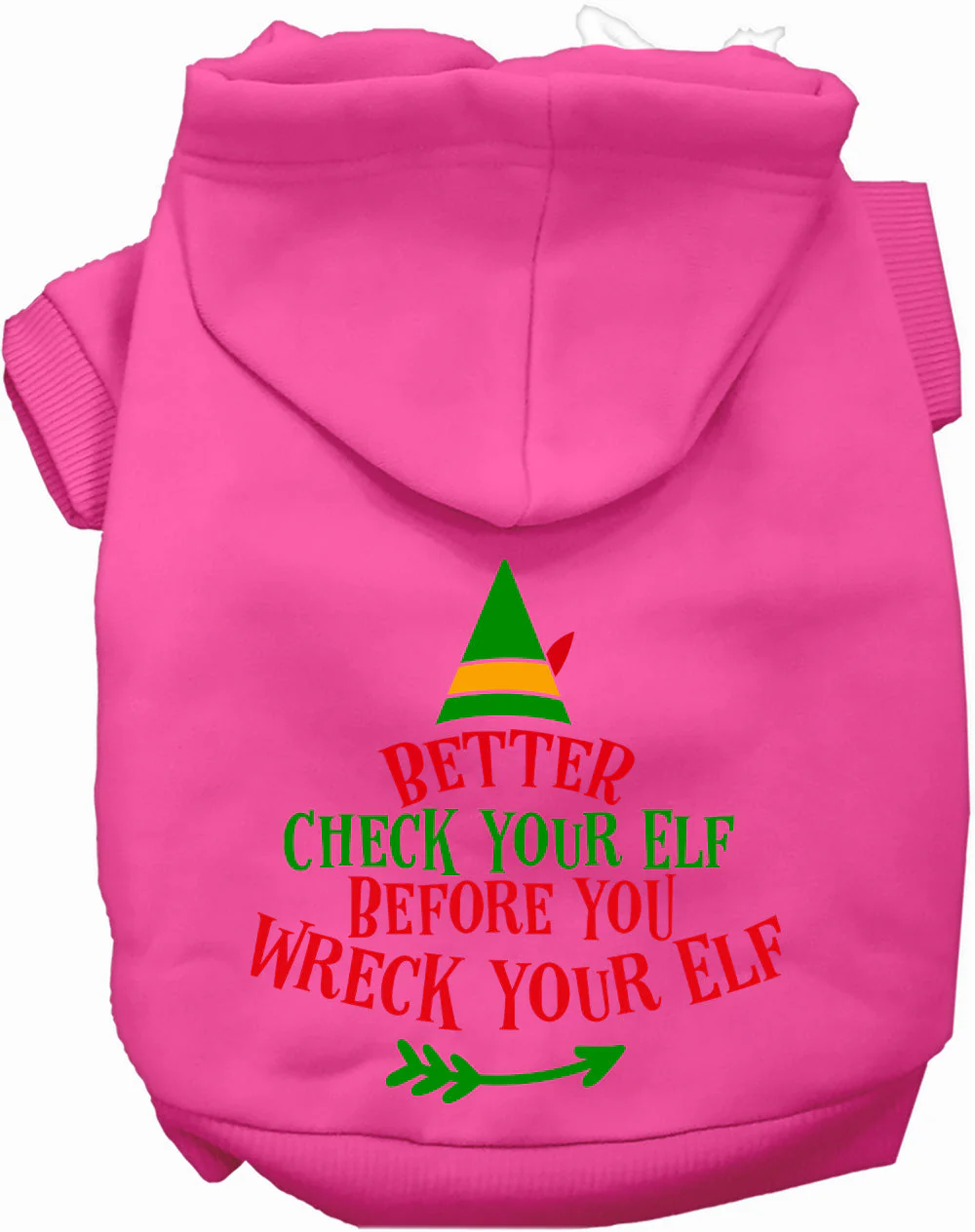 Check Your Elf Christmas Pet Hoodie - Image 4