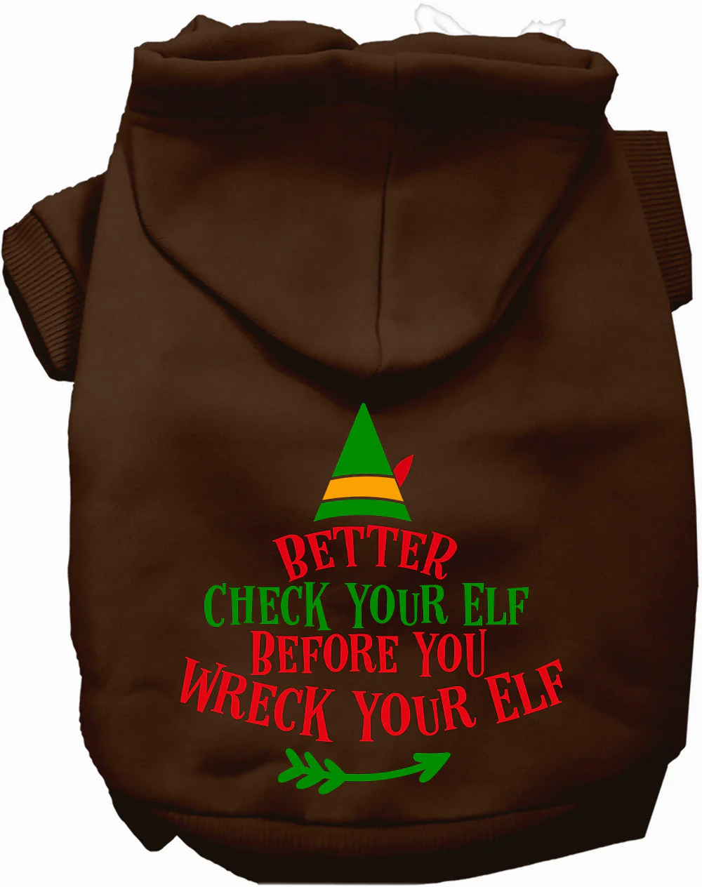 Check Your Elf Christmas Pet Hoodie - Image 5