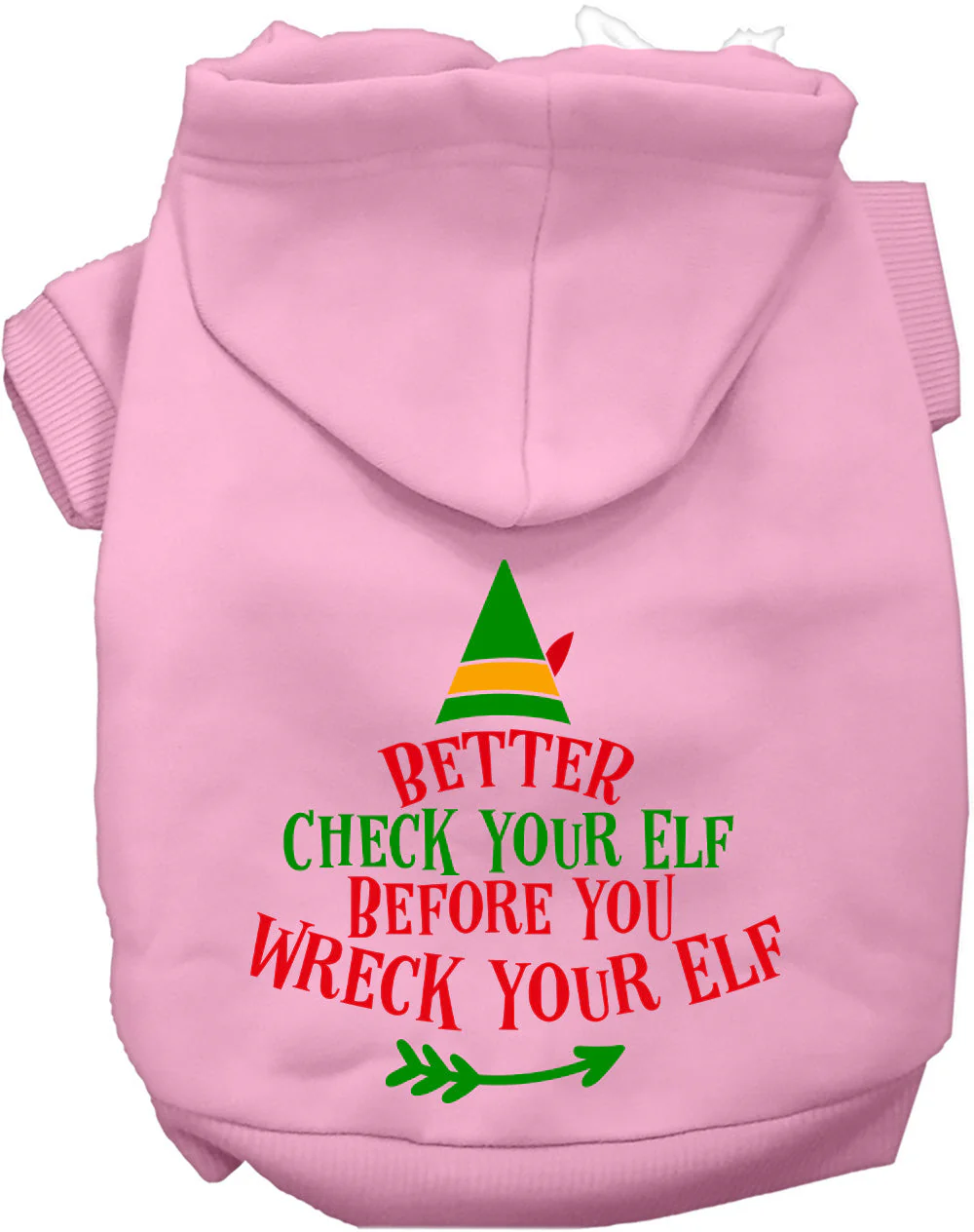 Check Your Elf Christmas Pet Hoodie - Image 8