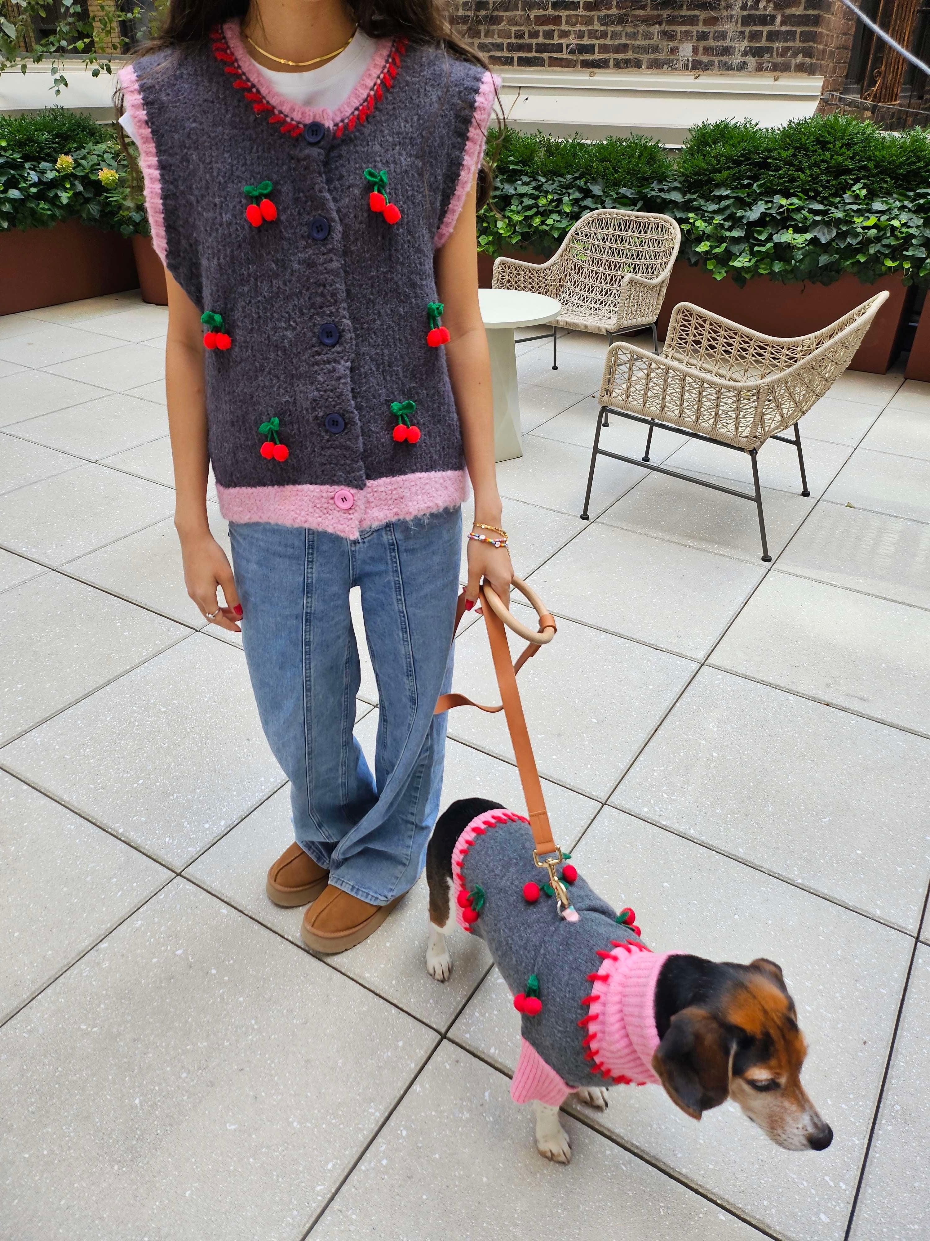 Cherries on Top Knit Vest - Image 4