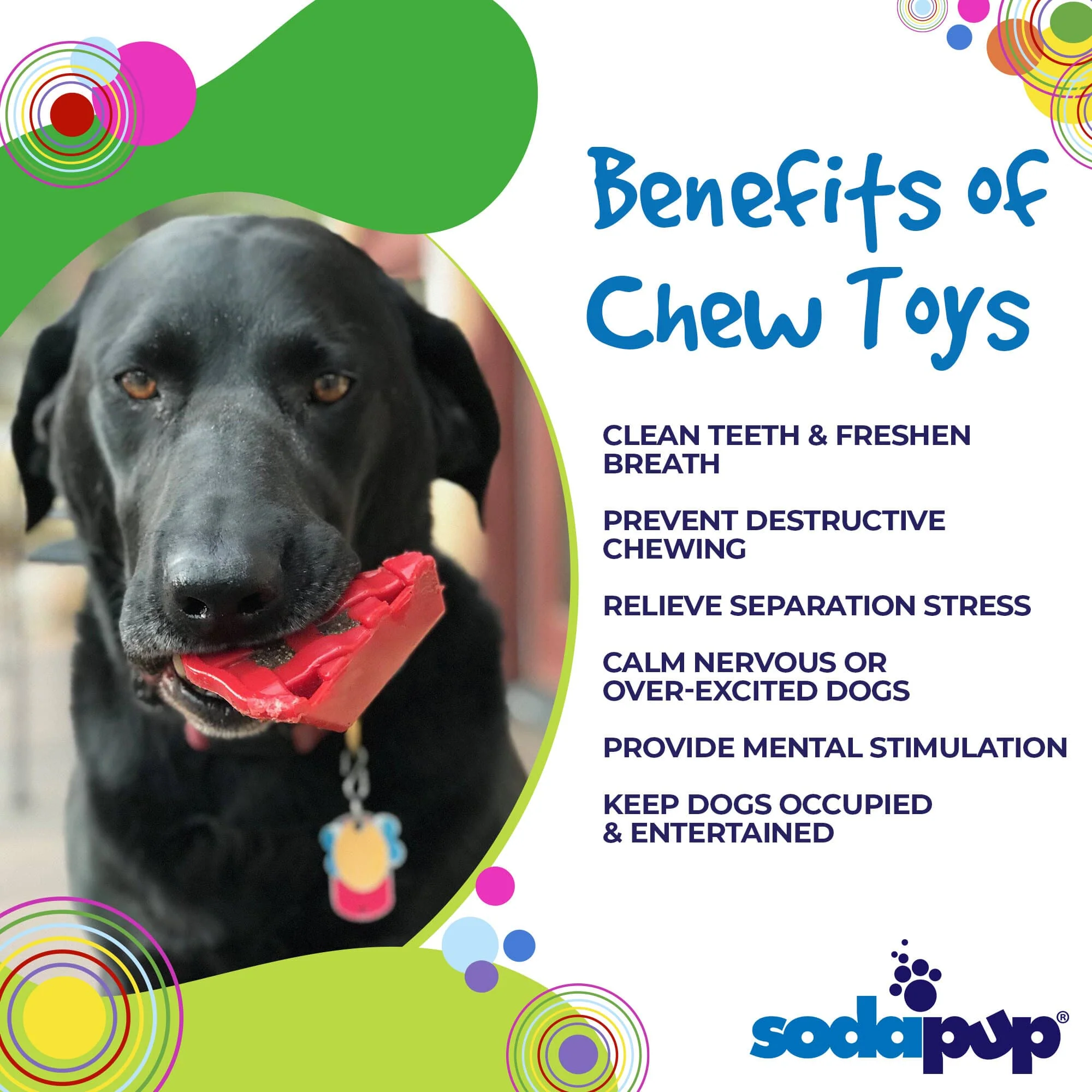 Cherry Pie Nylon Dog Chew Toy for Aggressive Chewers | USA Made | SodaPup - Image 4